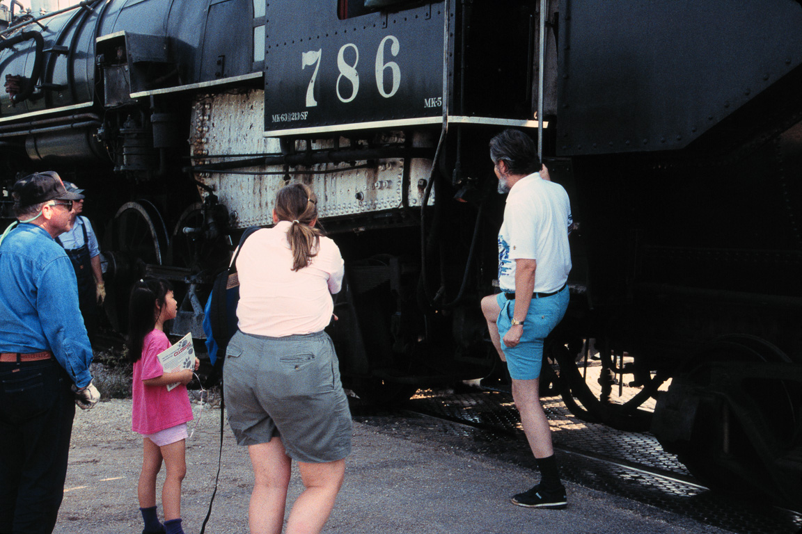 Audrey, Goldie and George at the Hill Country Flyer