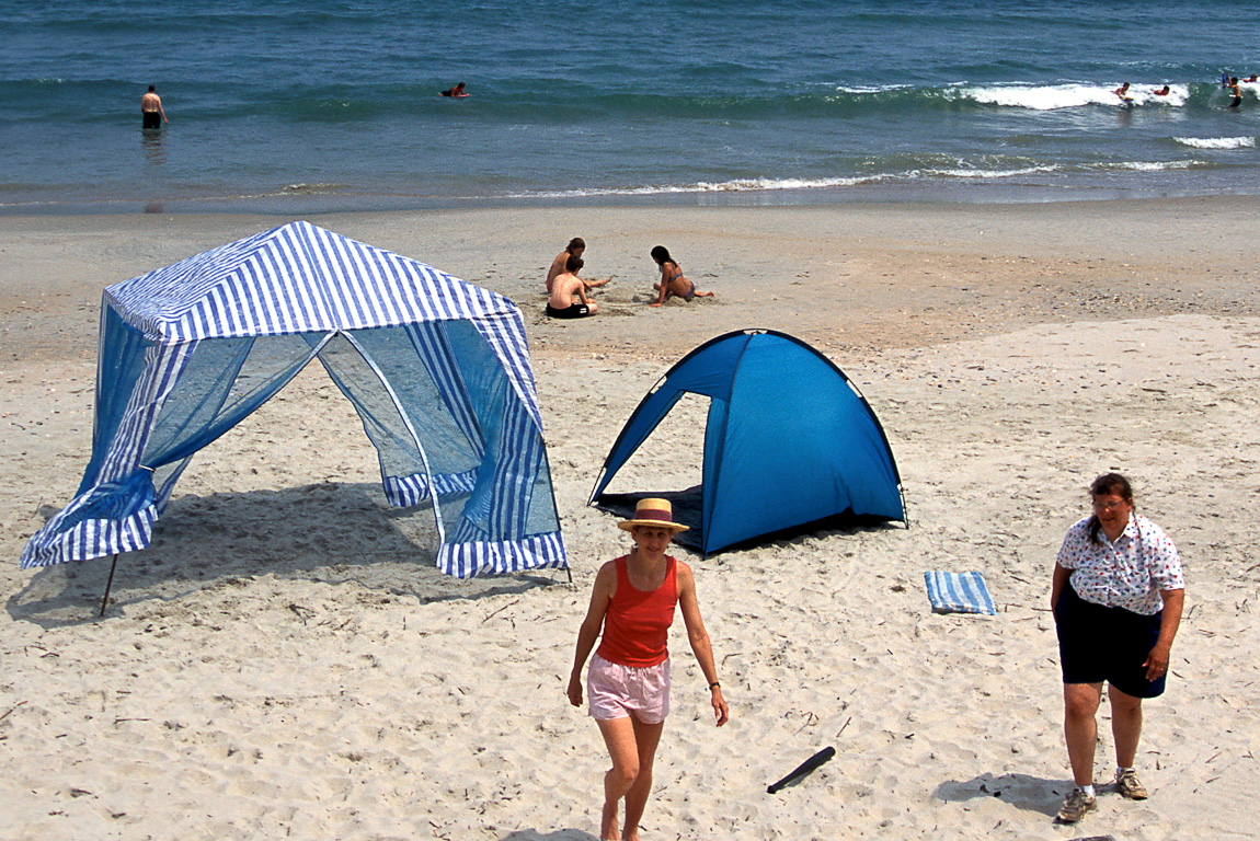 On the beach