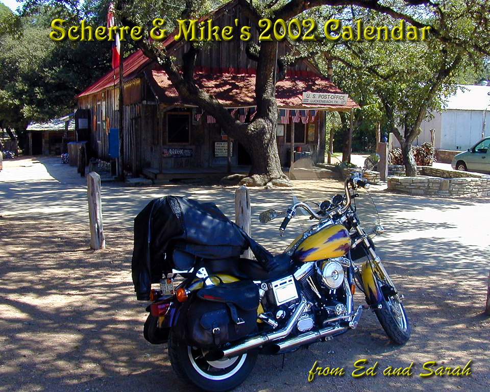 My Harley in Luckenbach