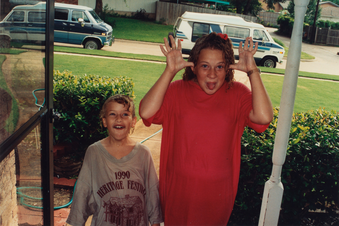 Megan & Kristy begging