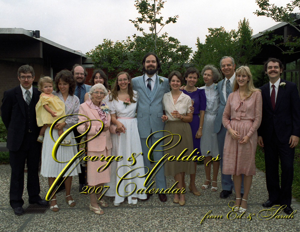 George & Goldie's wedding