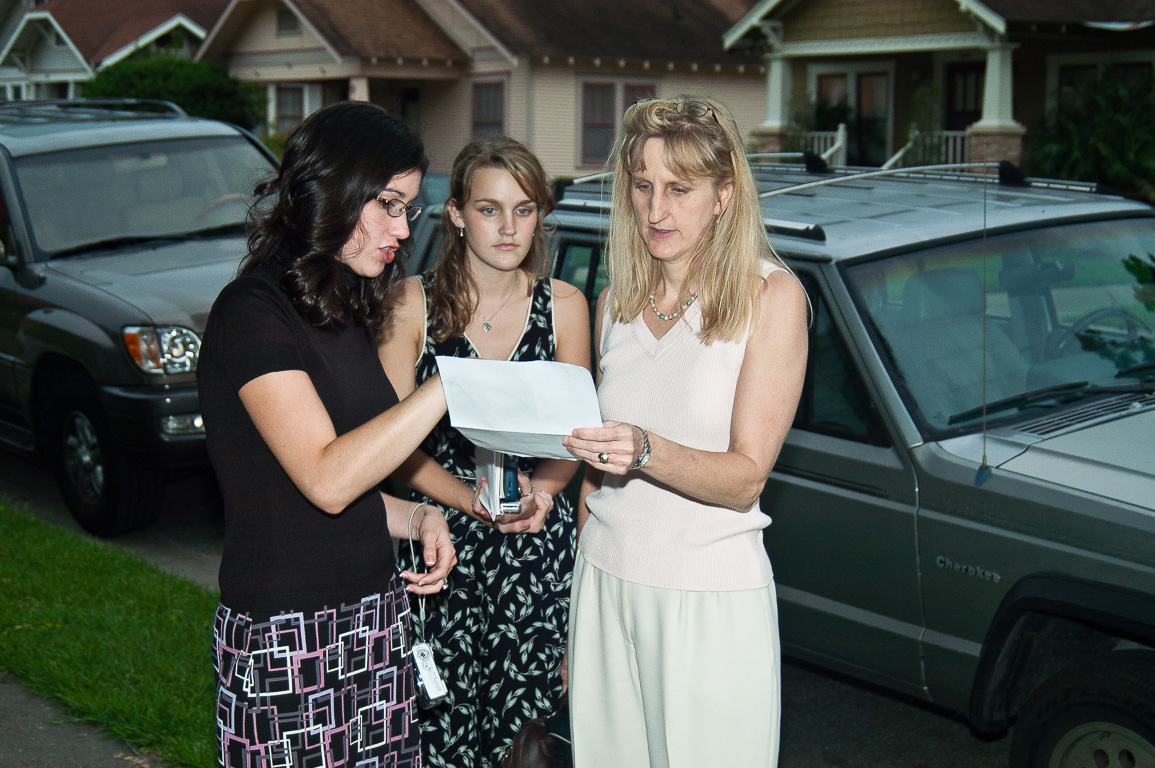 Abby with her cousin & mother