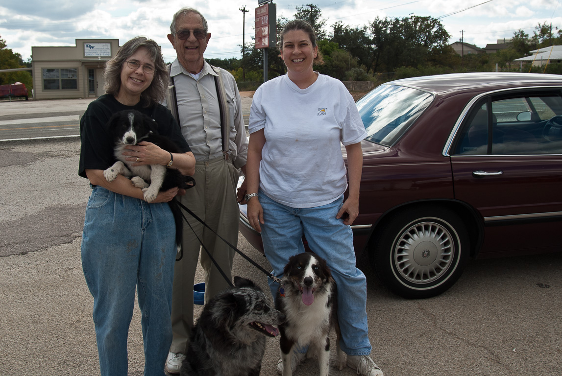 Sarah, Casey, Dad, Wahoo, Skyy & Scherre