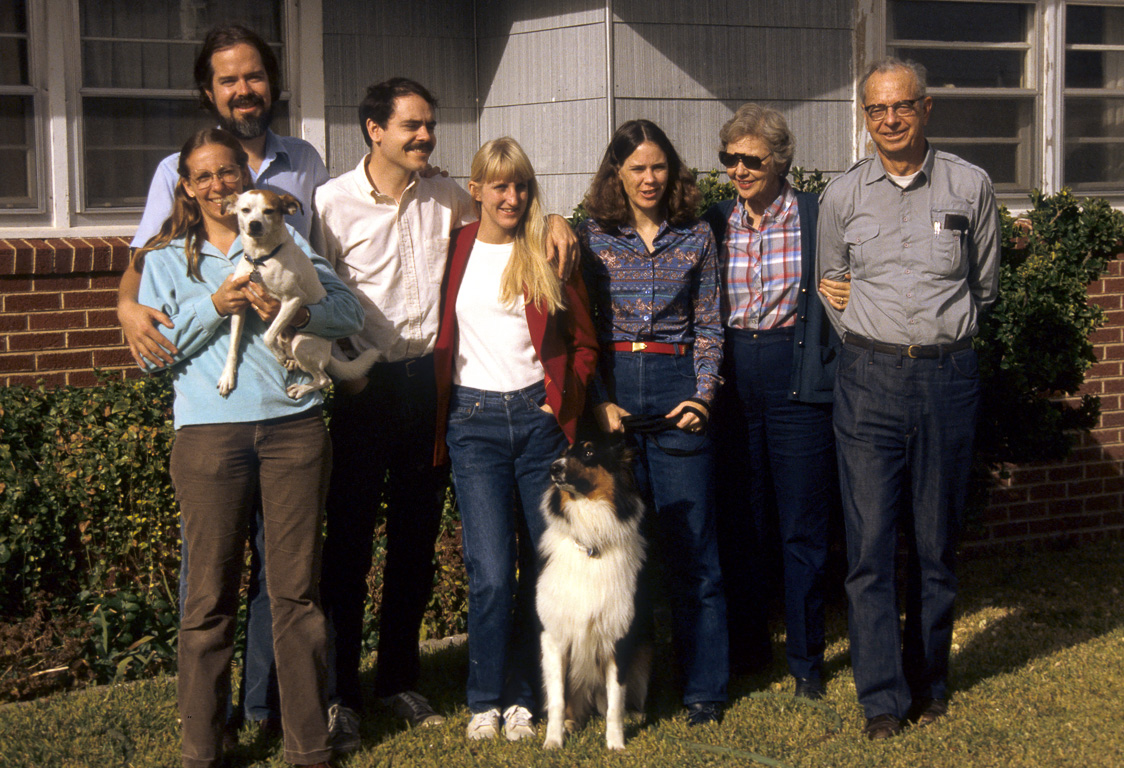 Goldie, Clarence, George, Henry, Sarah Ann, Willie, Sarah, Gertrude & Taffy