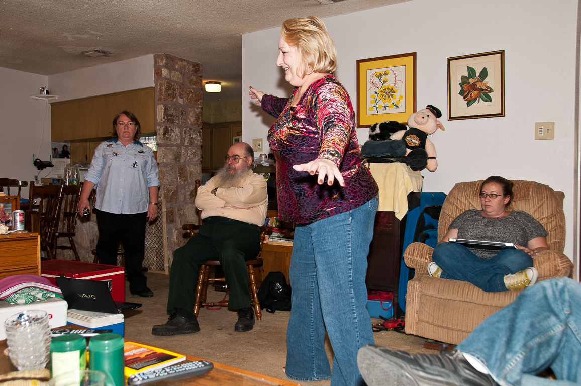 Ellen playing a game