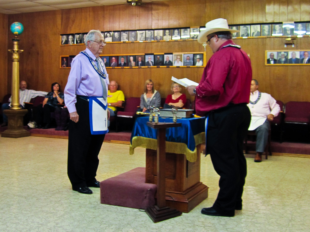 Dad getting a lifetime achievement award