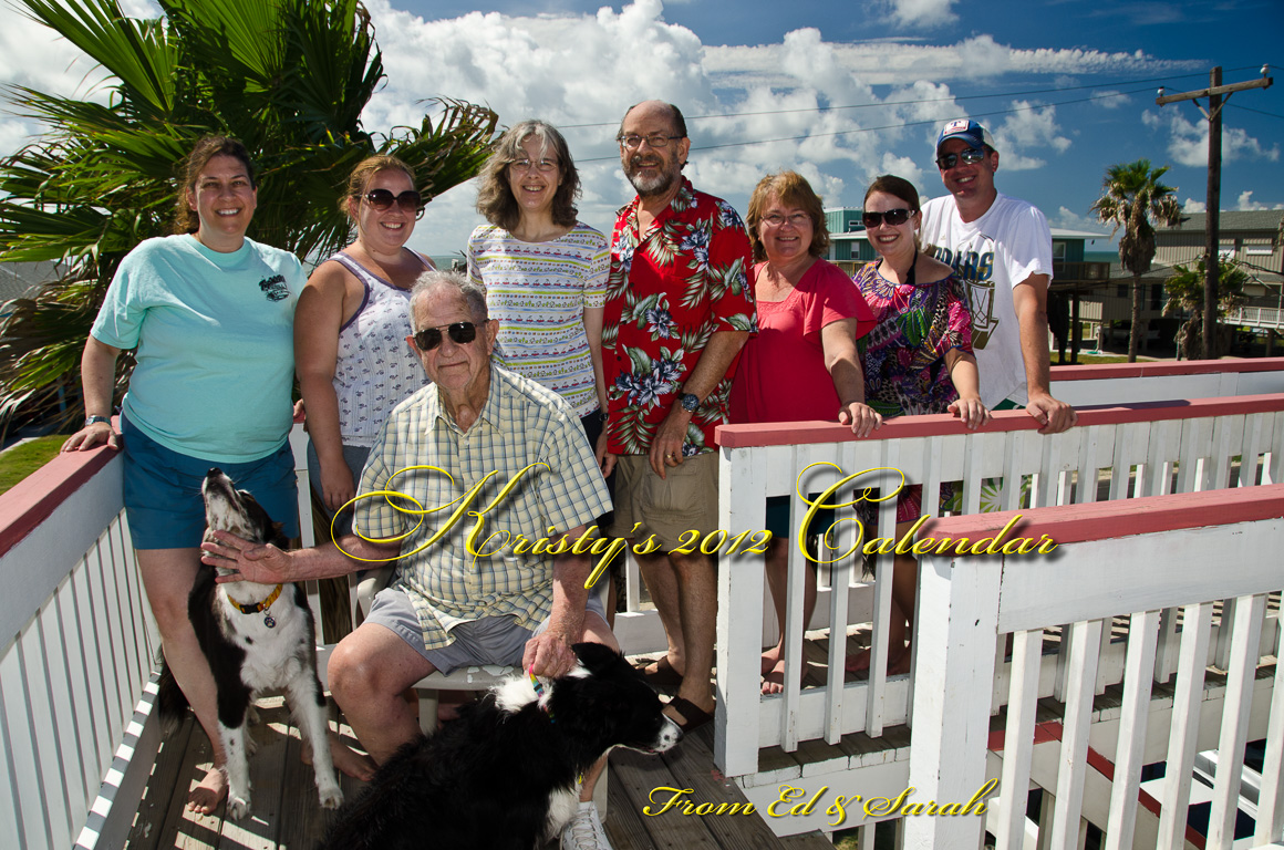 The family at the beach house