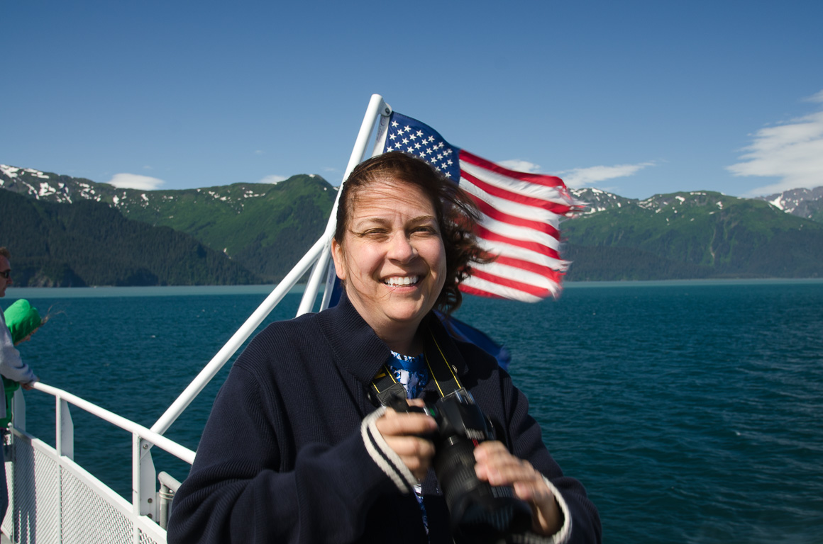 Scherre on the Resurrection Bay cruise