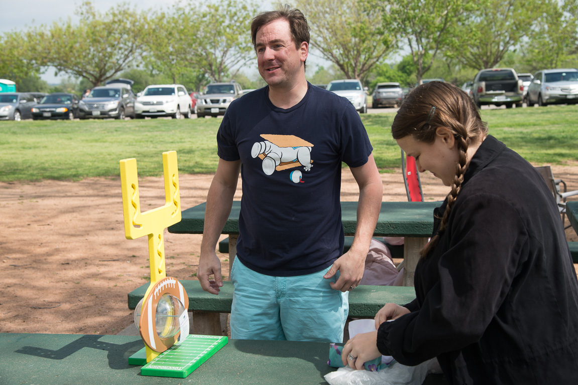 Scherre's baby present in Zilker Park