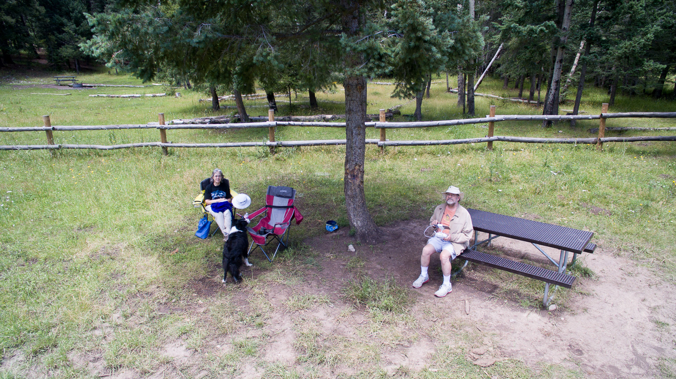 Relaxing at Upper Karr Recreation Area