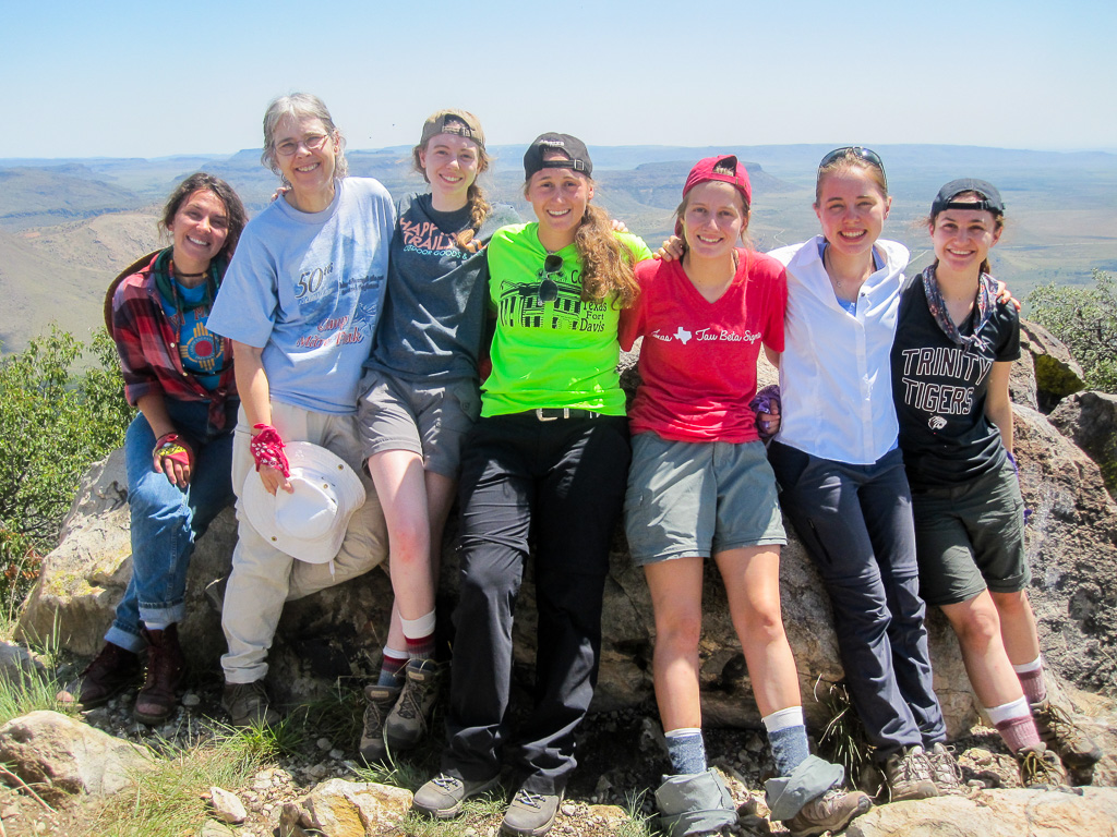 Sarah's friends at Mitre Peak