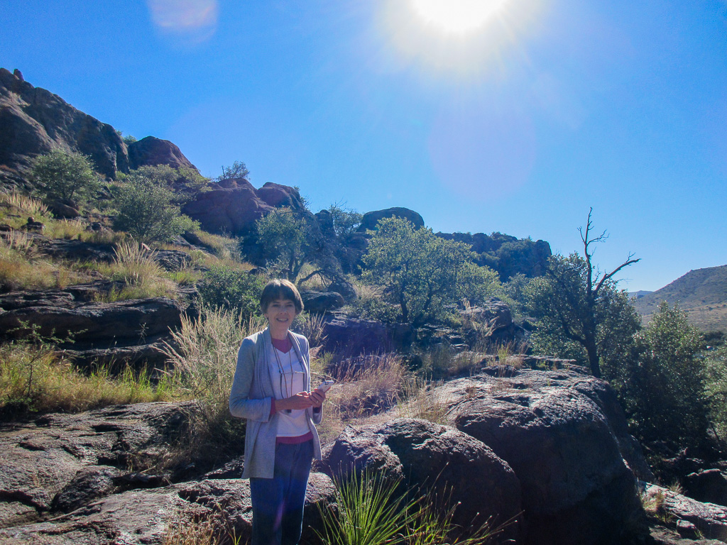 Caroline at Camp Mitre Peak