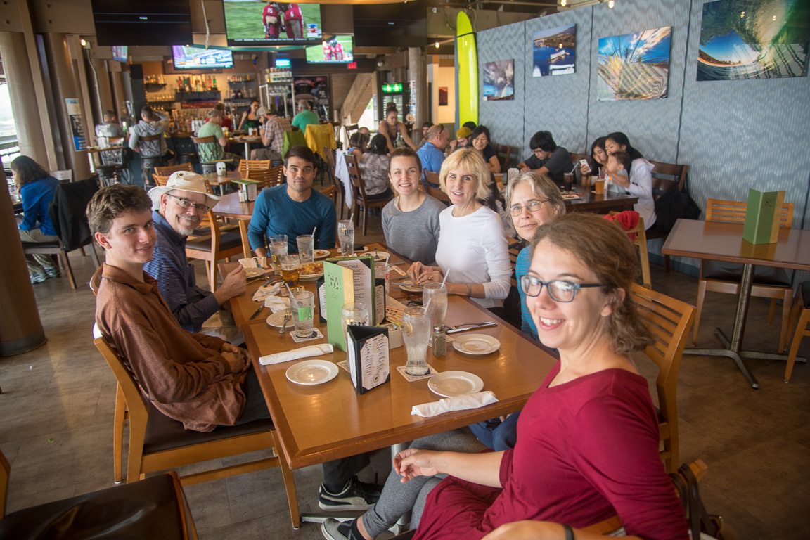 Lunch at Restaurant 604 after landing in O'ahu