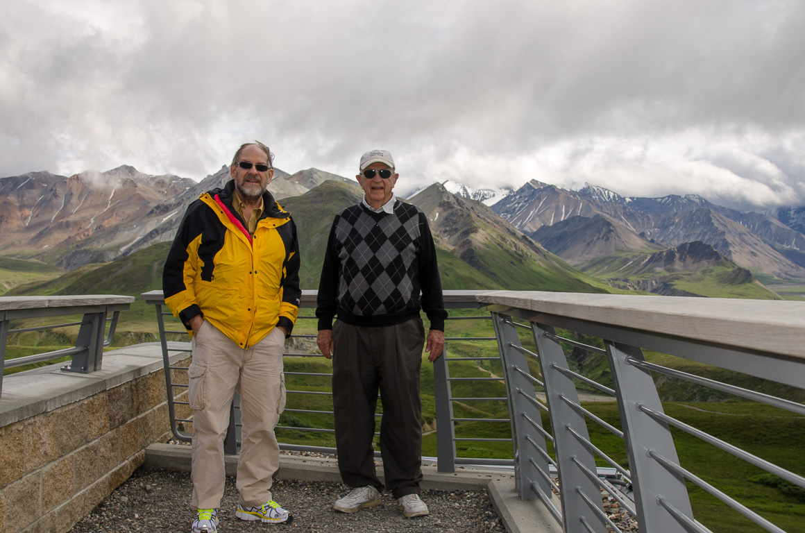 Ed & Dad in Denali