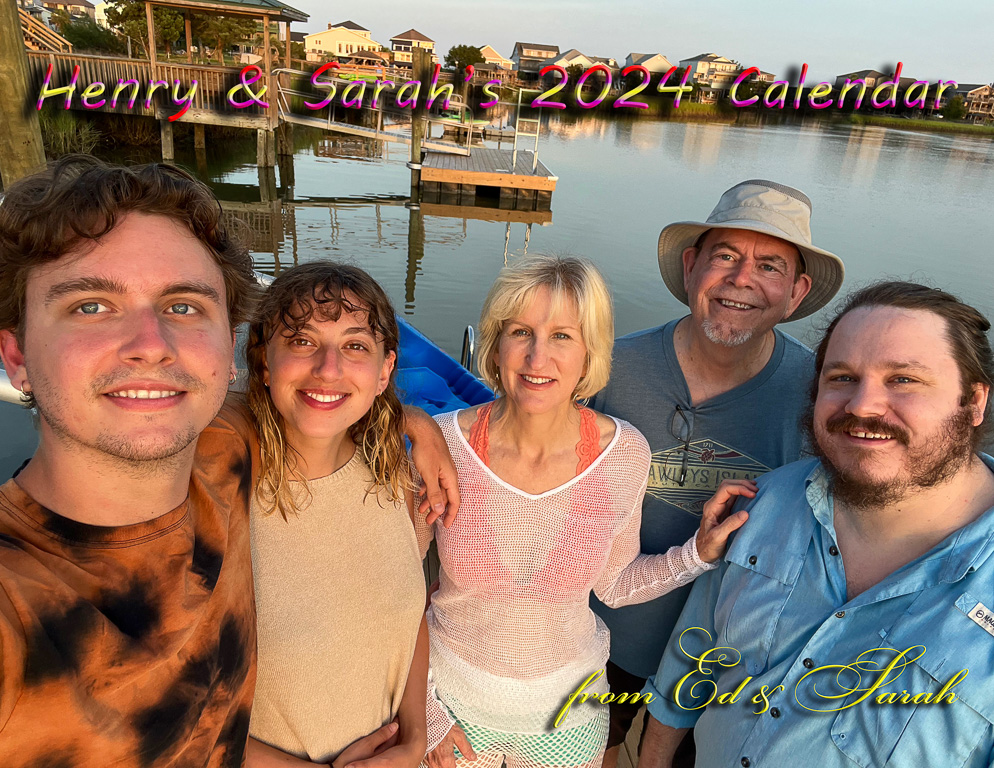 Sean, Kati, Sarah, Henry, and Edwin at Pawley's Island